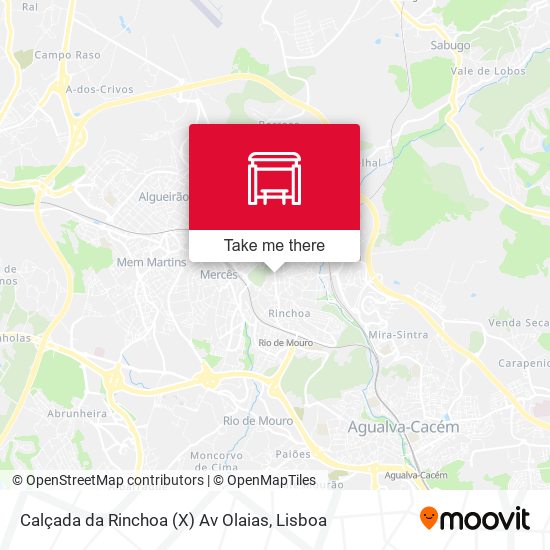 Calçada da Rinchoa (X) Av Olaias map