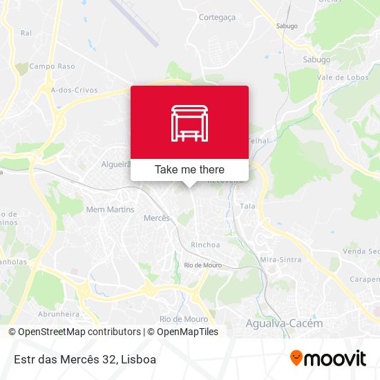 Estr das Mercês 32 map