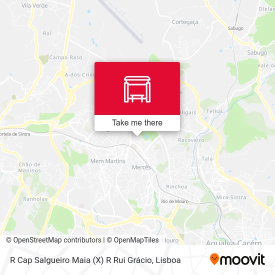 R Cap Salgueiro Maia (X) R Rui Grácio map