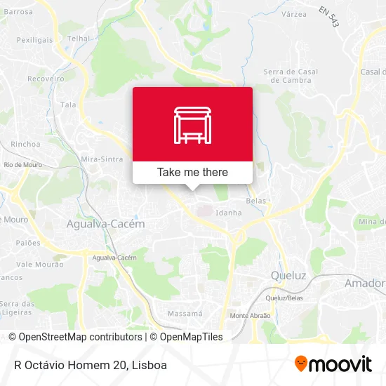 R Octávio Homem 20 map