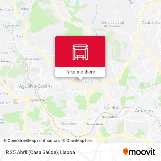R 25 Abril (Casa Saúde) mapa