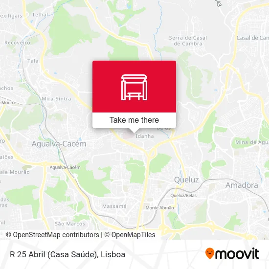 R 25 Abril (Casa Saúde) map