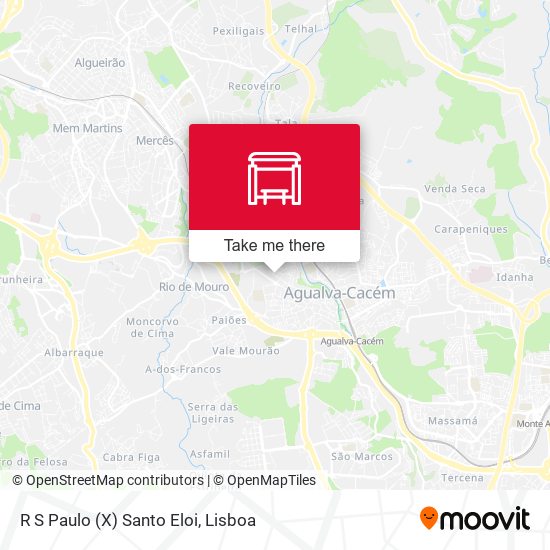R S Paulo (X) Santo Eloi mapa