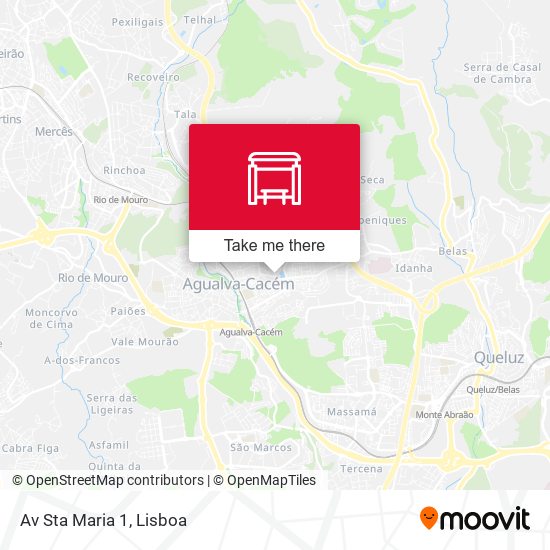 Av Sta Maria 1 mapa