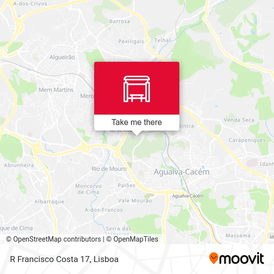 R Francisco Costa 17 map