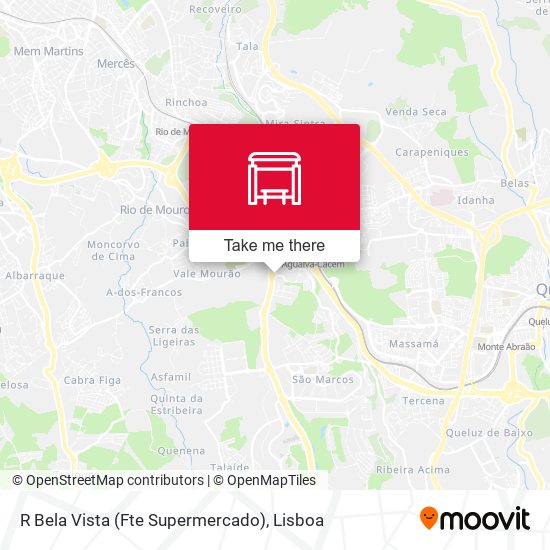 R Bela Vista (Fte Supermercado) map
