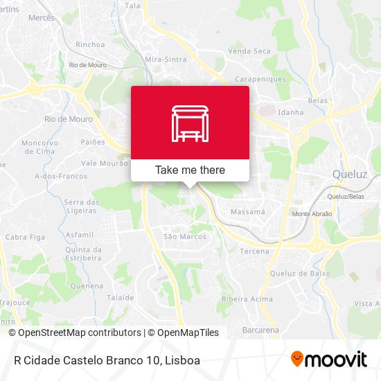 R Cidade Castelo Branco 10 mapa