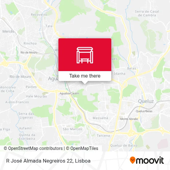 R José Almada Negreiros 22 map