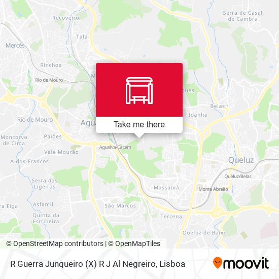 R Guerra Junqueiro (X) R J Al Negreiro mapa