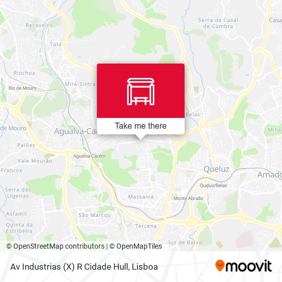 Av Industrias (X) R Cidade Hull map