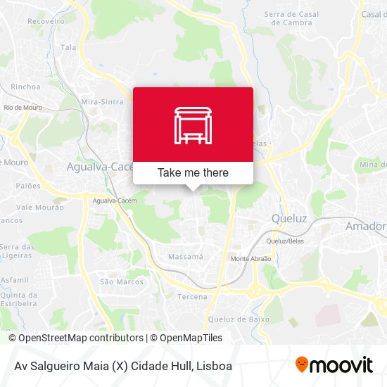 Av Salgueiro Maia (X) Cidade Hull map