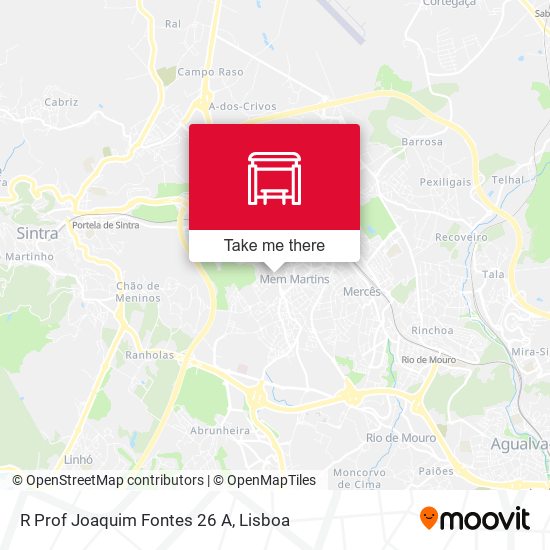 R Prof Joaquim Fontes 26 A map