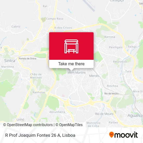 R Prof Joaquim Fontes 26 A map