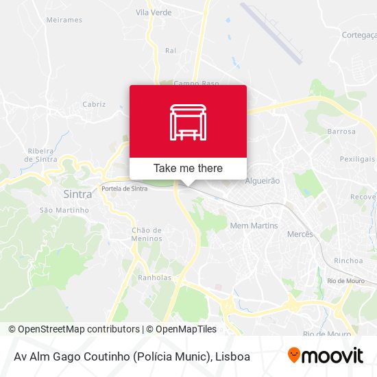 Av Alm Gago Coutinho (Polícia Munic) map
