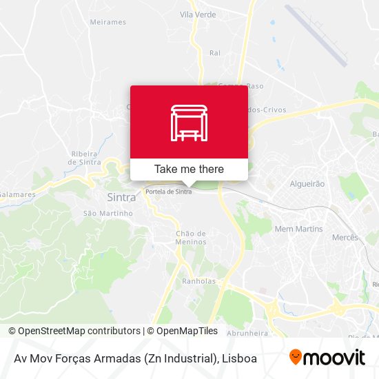Av Mov Forças Armadas (Zn Industrial) map