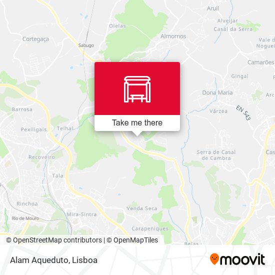 Alam Aqueduto mapa