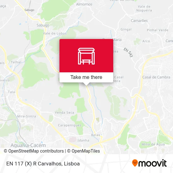 EN 117 (X) R Carvalhos map