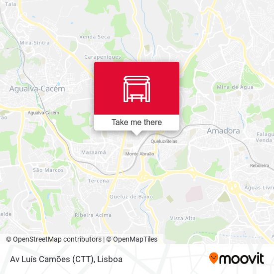 Av Luís Camões (CTT) mapa
