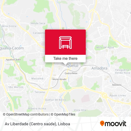 Av Liberdade (Centro saúde) mapa