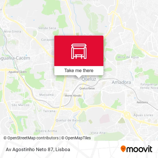 Av Agostinho Neto 87 map