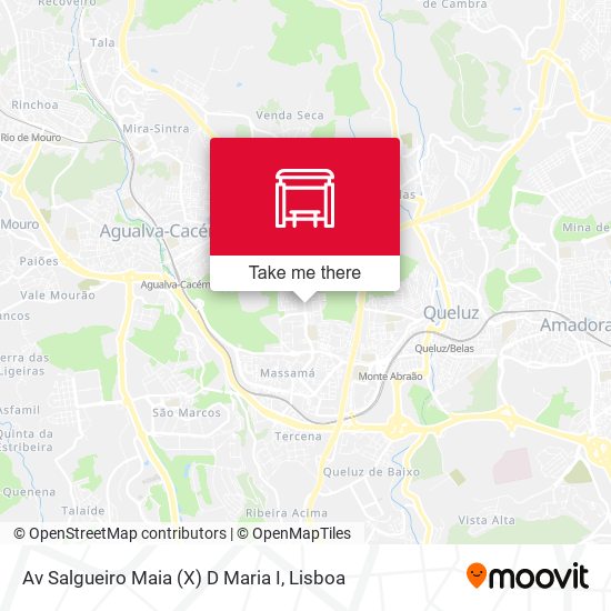Av Salgueiro Maia (X) D Maria I map