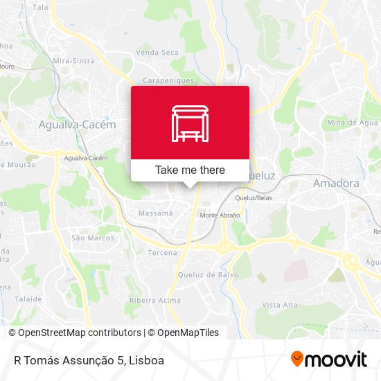 R Tomás Assunção 5 mapa