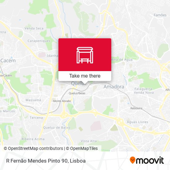 R Fernão Mendes Pinto 90 mapa