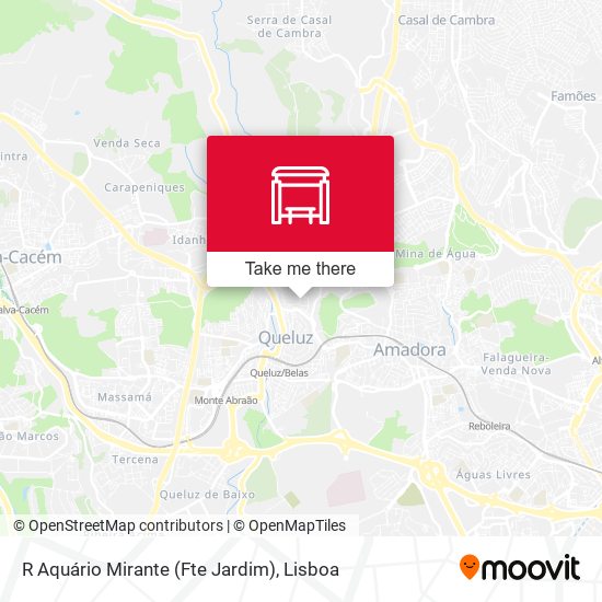 R Aquário Mirante (Fte Jardim) map