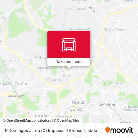 R Domingos Jardo (X) Impasse J Afonso mapa
