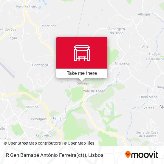 R Gen Barnabé António Ferreira(ctt) map