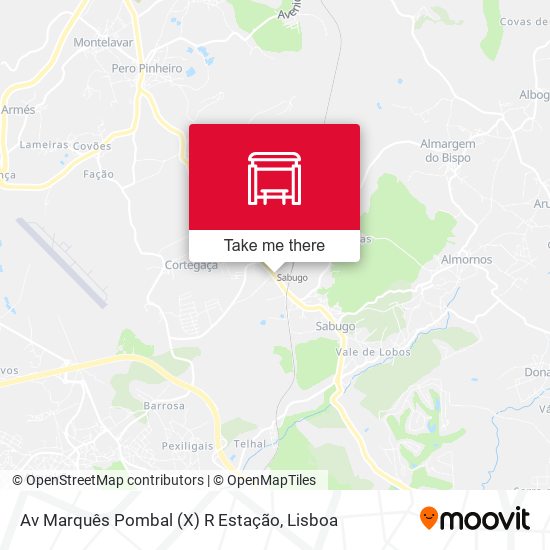 Av Marquês Pombal (X) R Estação map