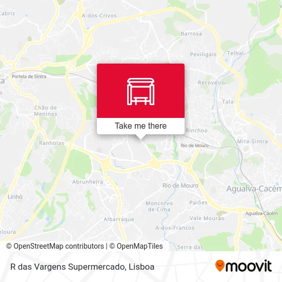 R das Vargens Supermercado map