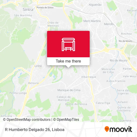 R Humberto Delgado 26 mapa