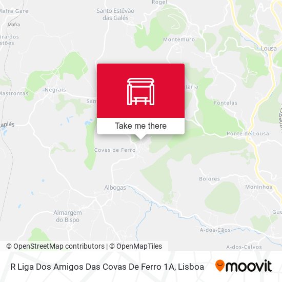 R Liga Dos Amigos Das Covas De Ferro 1A mapa