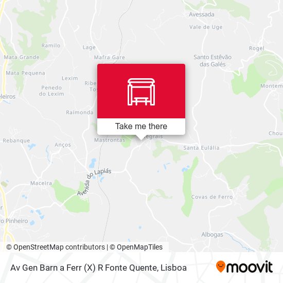 Av Gen Barn a Ferr (X) R Fonte Quente mapa