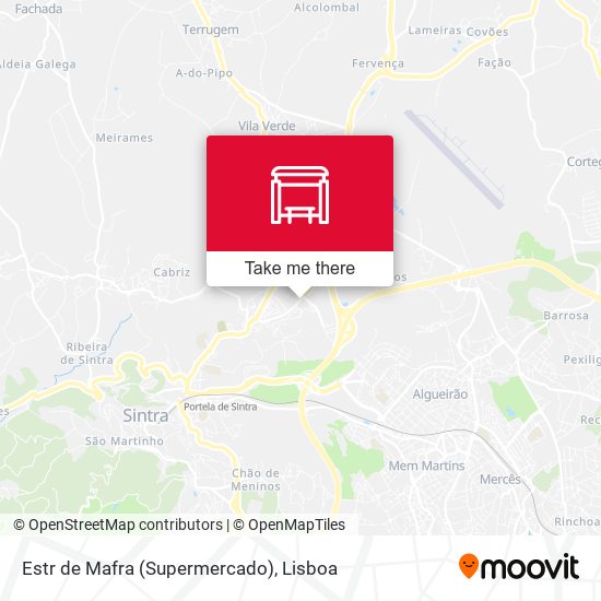 Estr de Mafra (Supermercado) map