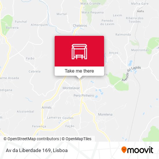 Av da Liberdade 169 mapa