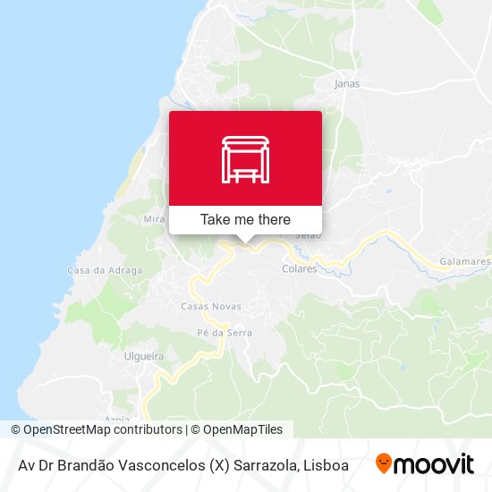 Av Dr Brandão Vasconcelos (X) Sarrazola mapa