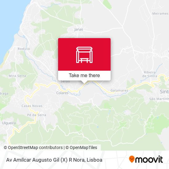 Av Amílcar Augusto Gil (X) R Nora mapa