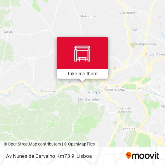 Av Nunes de Carvalho Km73 9 mapa