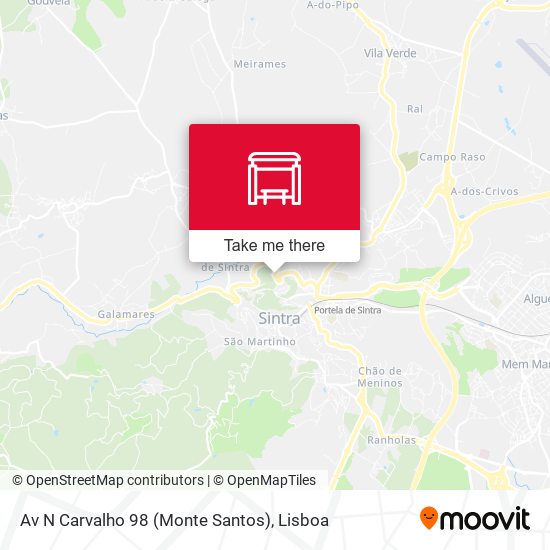 Av N Carvalho 98 (Monte Santos) map