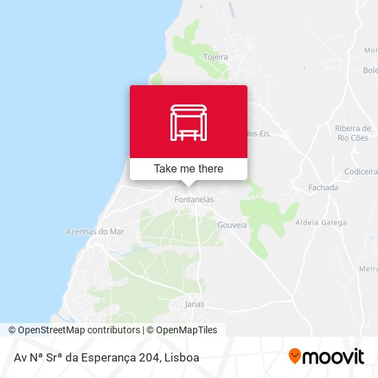 Av Nª Srª da Esperança 204 mapa