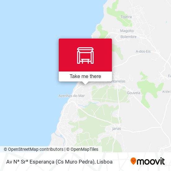 Av Nª Srª Esperança (Cs Muro Pedra) mapa
