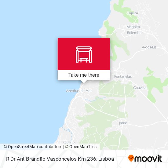 R Dr Ant Brandão Vasconcelos Km 236 mapa