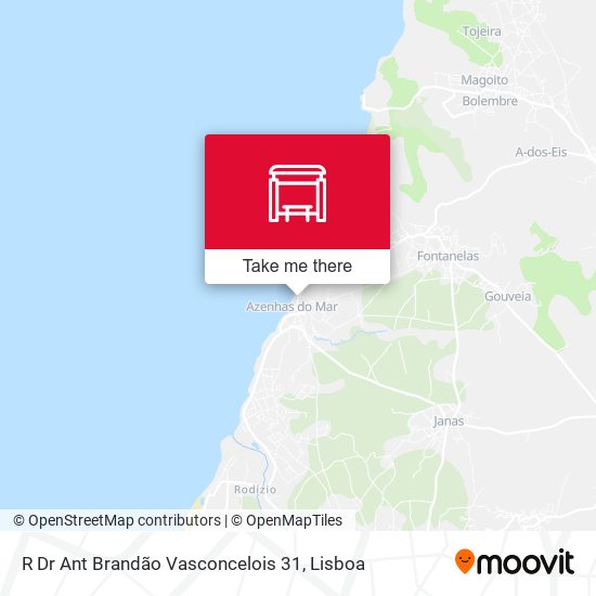 R Dr Ant Brandão Vasconcelois 31 mapa