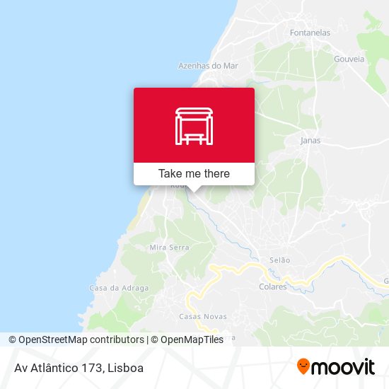 Av Atlântico 173 mapa