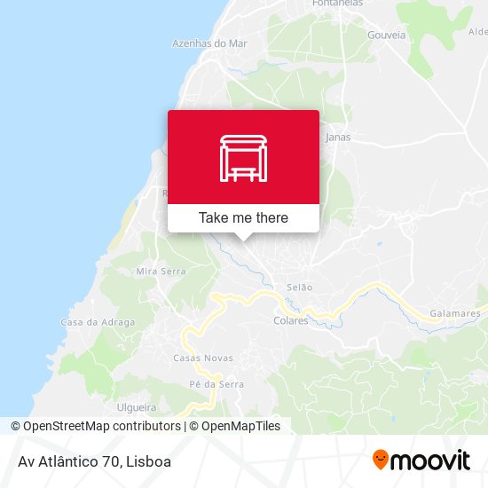 Av Atlântico 70 mapa