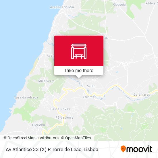 Av Atlântico 33 (X) R Torre de Leão mapa