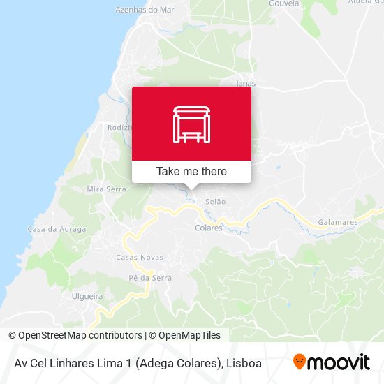 Av Cel Linhares Lima 1 (Adega Colares) mapa