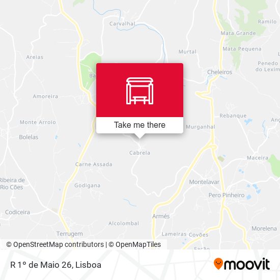 R 1º de Maio 26 mapa